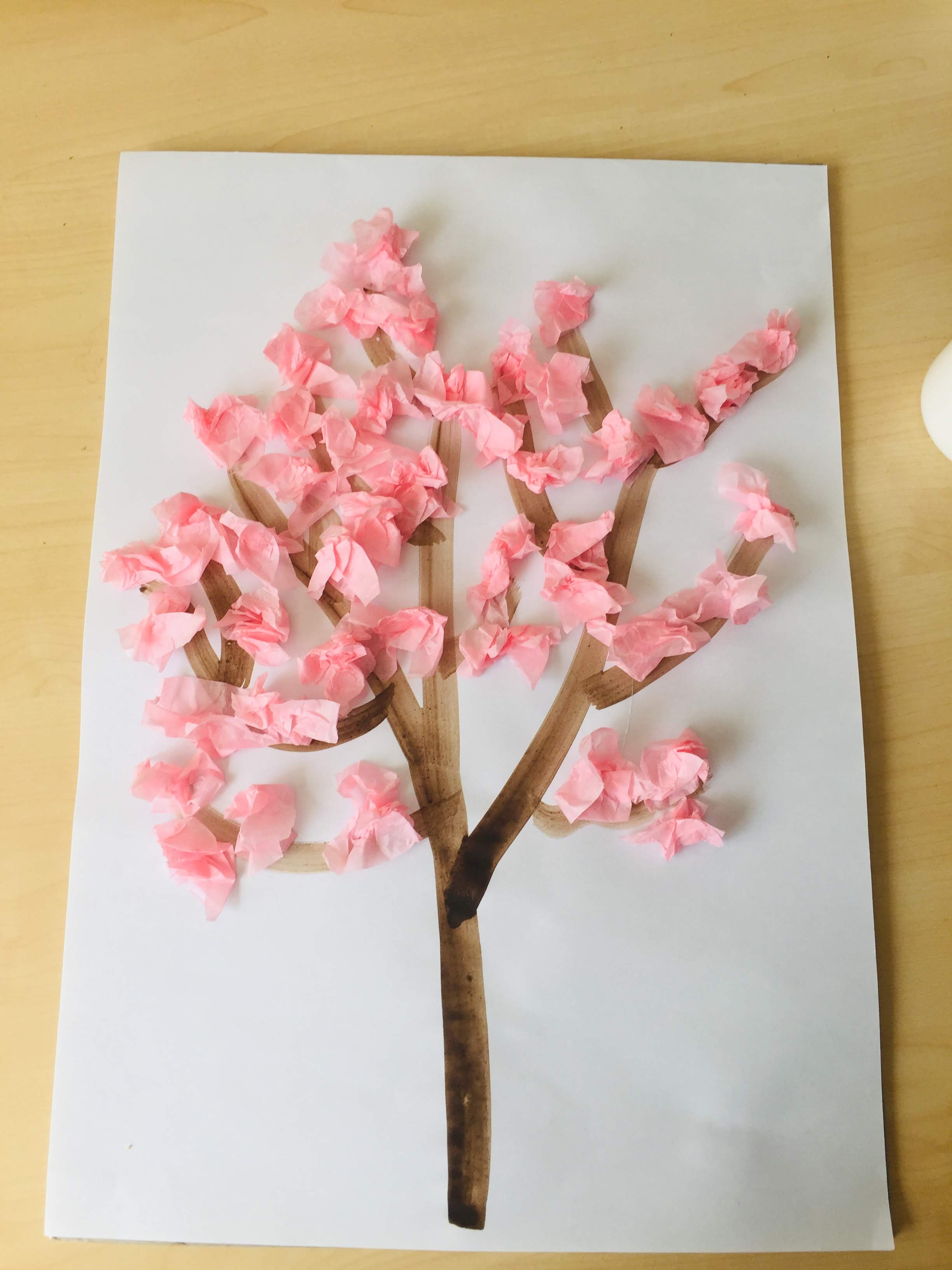 Cherry blossom craft